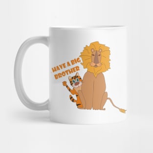 Cat and lion Mug